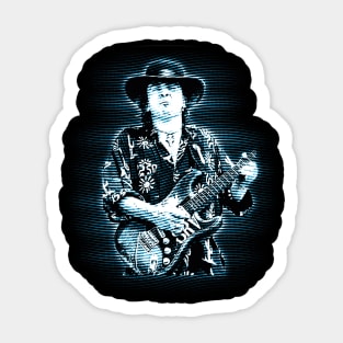 Stevie Ray Vaughan Forever Pay Tribute to the Blues-Rock Legend with a Classic Music-Inspired Tee Sticker